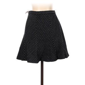 NWT Michael Kors Size 2 Black Pinstripe Skirt